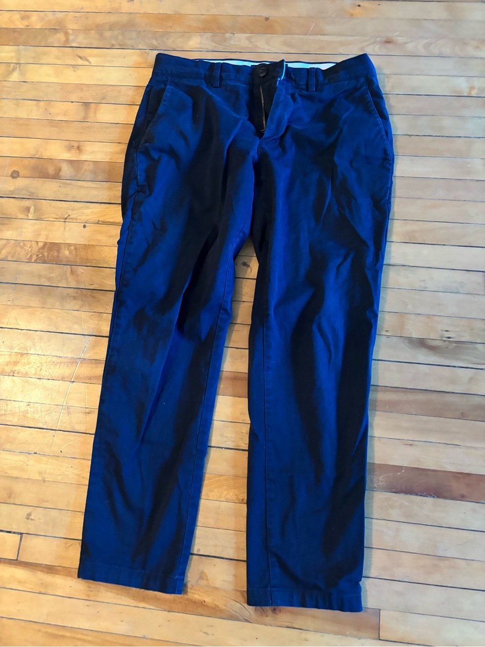 Club Monaco Connor Men’s Navy Blue Chino Pants 29x30 Modern Slim Fit